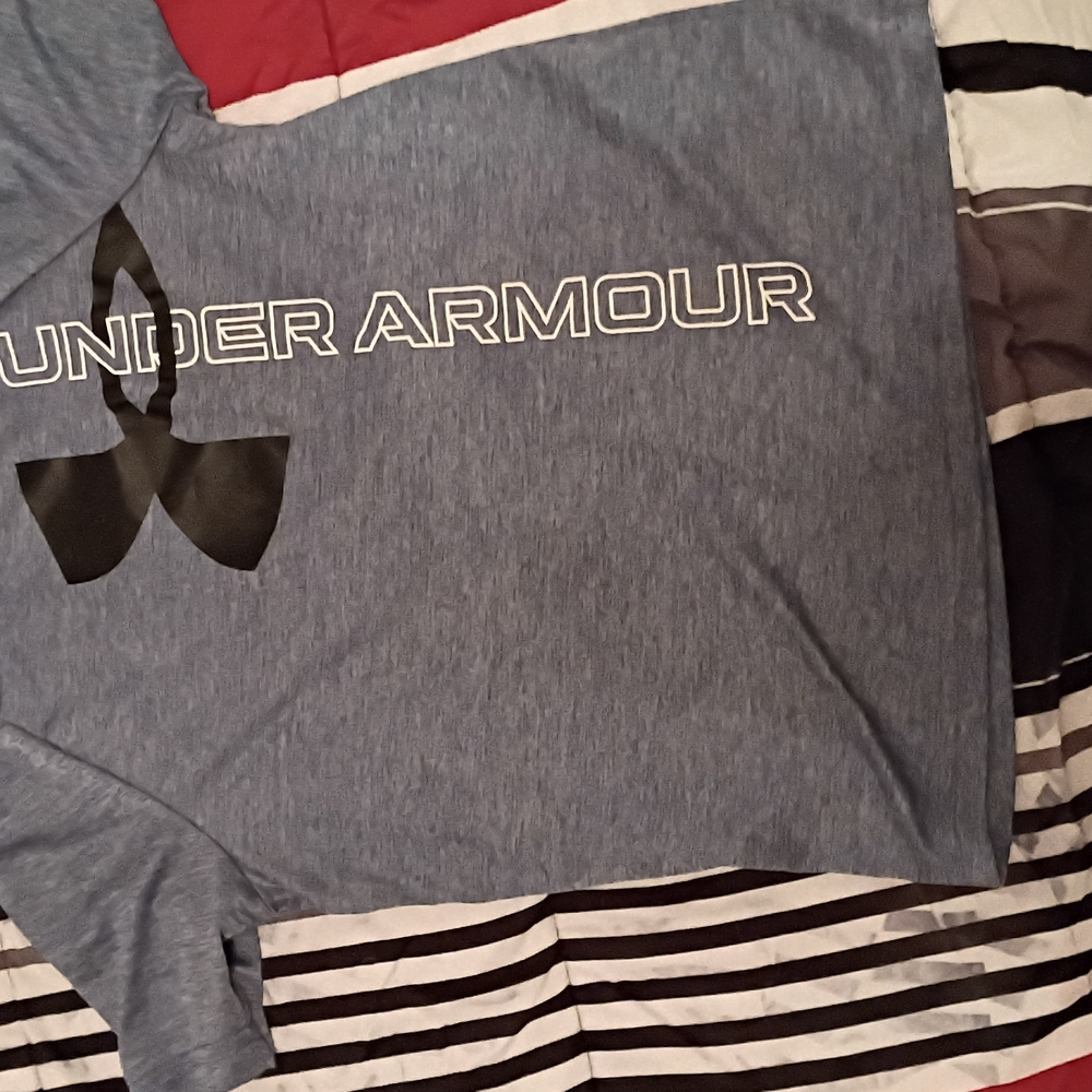 Under Armour Heather Blue Graphic Tee